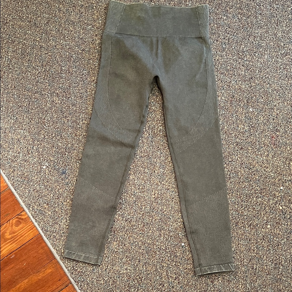 JoyLab Olive Green  Ribbed Leggings